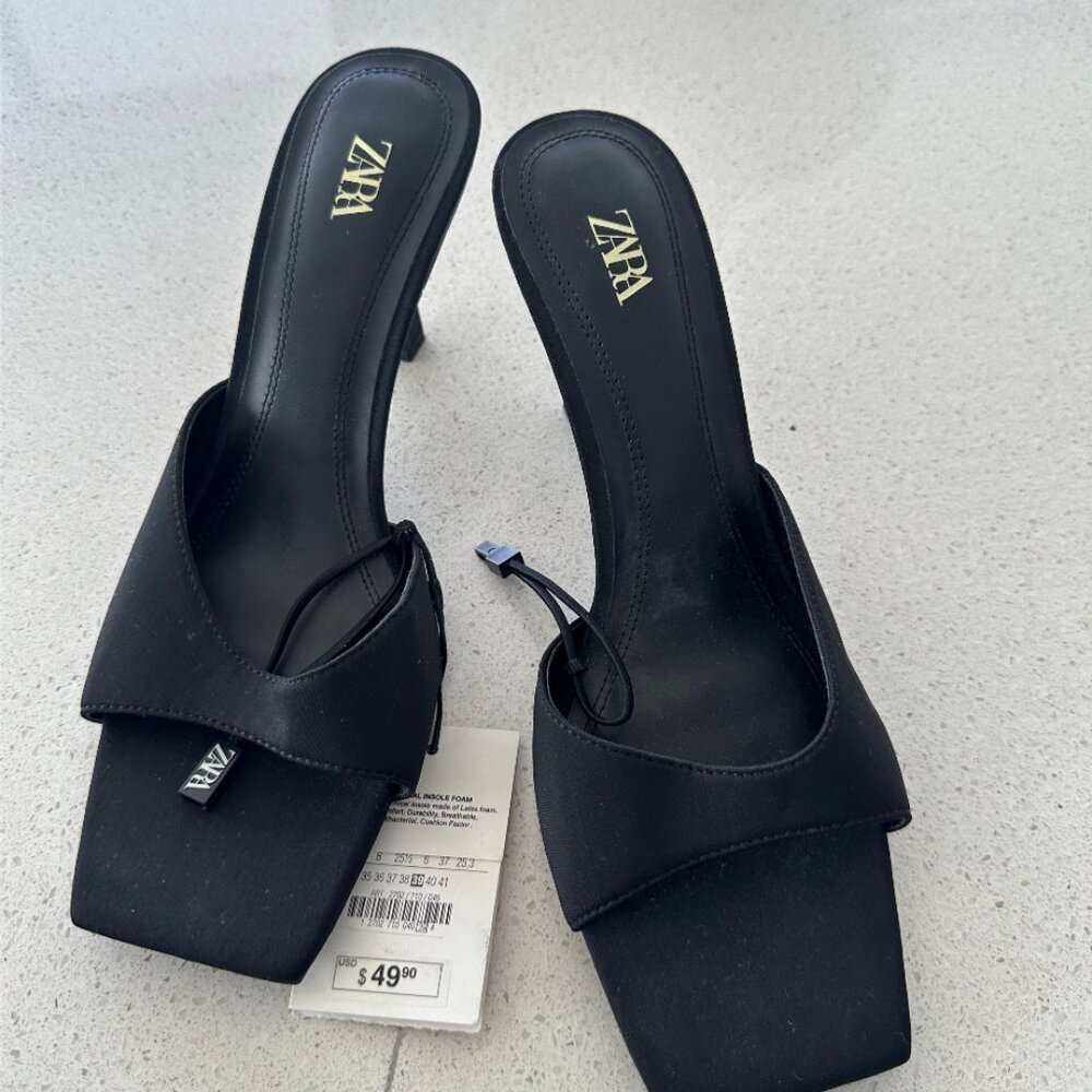 Black Zara Heels